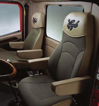Whisper Cab sound and temperature insulation package creates a quiet and comfortable driver environment.