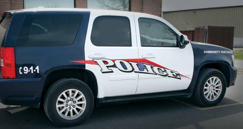 DUAL DRAWER SERIES CHEVY TAHOE POLICE PURSUIT VEHICLE STANDARDS: Anti-skid top surface with cargo rail Fabricated from 0.