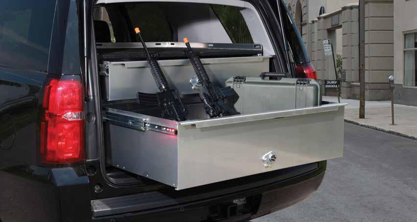 STACKED DRAWER SERIES CHEVY TAHOE POLICE PURSUIT VEHICLE STANDARDS: Anti-skid top surface