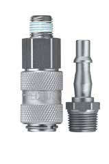 Rectus Rectus Series 19K - DN 5.5 English industrial profile with UltraFlo technology. Compact dimensions. Robust coupling for compressed air applications.