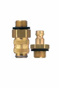 Rectus Rectus Series 21K - DN 5.0 Mini industrial coupling, the world s most commonly used profile. bove average flow performance for liquid and gaseous media.