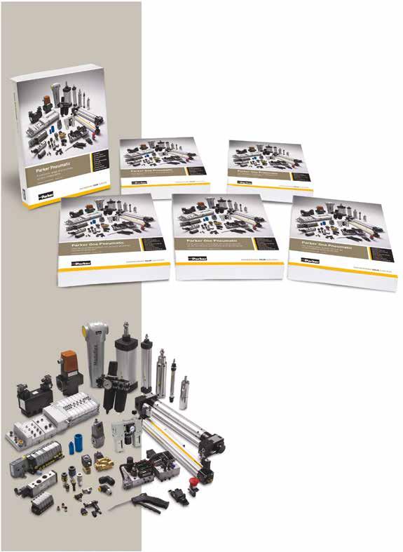 Parker One Pneumatic Catalogue The Catalogue For the complete range of pneumatic system components, refer to the Catalogue PDE2600PNUK Parker is the world leader in motion and control technologies,