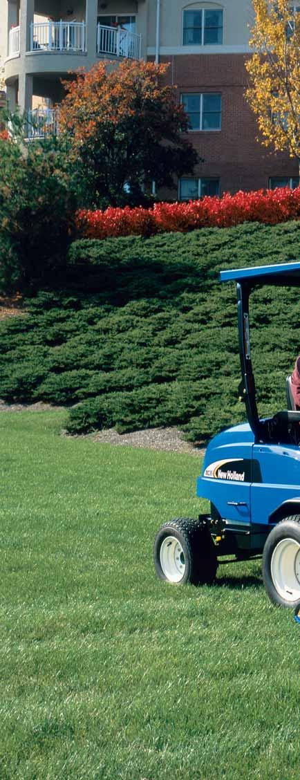 High-production mowing and long-lasting construction Get it all in a New Holland commercial front mower.