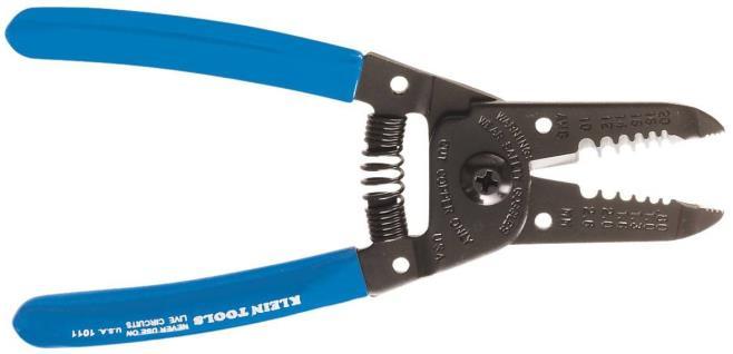 A good set of wire strippers are required. This style of wire stripper is ideal for this Gauge Controller install because of its ability to properly strip wire gauges 10 to 20.
