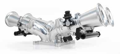 Designed to work with either EZ-EFI or XFI Fuel Injection Systems, all necessary components such as sensors, injectors, IAC and a vacuum plenum are integrated, making the manifold an easy bolton.