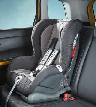 88501-77R00-000 17 CHILD SEAT DUO PLUS Child seat of group 1 for kids of 9 to 18 kg of weight or approx. 9 months to 4 years of age.