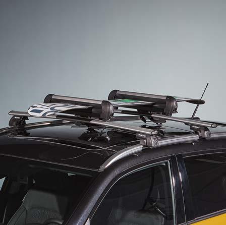 99000-990YT-107 17 BICYCLE CARRIER GIRO AF 3, 4 For transporting complete bikes, one set for one bike, lockable. Up to four bike carriers can be combined on the multi roof rack. Own weight: 2.
