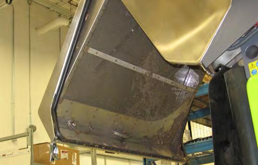 MAINTENANCE HOPPER FOR SAFETY: Before leaving or servicing
