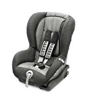 car. PRACTICAL AND VARIABLE The intelligent design of these child seats allows your child to be seated both in the back of the