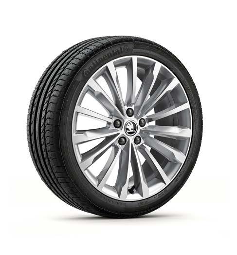 499H 3AJ light-alloy wheel 8,0J x 19" for 235/40 R19 tyres in high