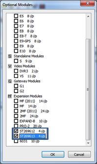 From the inputs menu in DataPro Designer, select the appropriate module in the module list. 2.