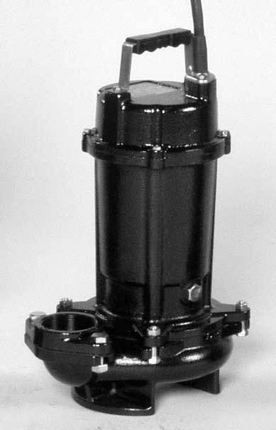 DVS SUBMERSIBLE SEMI-VORTEX PUMP PERFORMANCE CHART SPECIFICATIONS PUMP Liquid Handled Type of liquid Sewage Temperature 0-40 C Pump size: Max solid diameter 21 (50 DVS); 33 (65, 80 DVS - 1,5 kw); 41