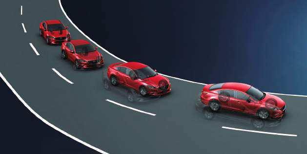 And now G-Vectoring Control (GVC) the debut technology of SKYACTIV-VEHICLE DYNAMICS takes this dynamic, uniﬁed feel to an even higher level.