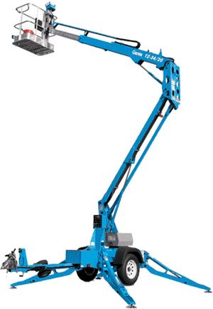 Aerial Boom Lifts are a type of work platform that give extra reach needed to work over and around obstacles on
