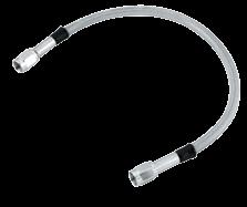 TWIN POWER STAINLESS STEEL CLEAR-COATED UNIVERSAL BRAKE HOSES Chrome-plated hose ends One-year manufacturer s warranty Meets D.O.T. criteria Length P/N Retail 9 035909 9.95 2 03592 20.95 5 03595 2.