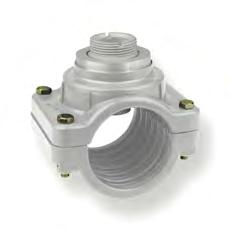 Available in sizes up to 50mm/1 1 /2" Clamp Saddle