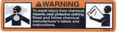 ! Safety Precautions! General Guidelines Every year many unnecessary accidents occur due to improper equipment handling and a disregard for safety precautions.