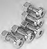 (set of 5) C 36227 Same as CC #36226 but with buttonhead screws instead of hex (set of 5) D 36228 Front rotor to hub screws for single disc FX and Sportster models from 74-77.