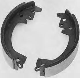 Original Equipment parts. They fit all Big Twin models with hydraulic rear brakes from 58-72 and come complete with brake shoe retaining clips as well as the necessary chrome mounting hardware.