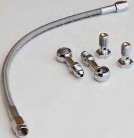 APPAREL Goodridge Econoline Brake Line Kits These brake line kits feature clear coated stainless braided hose and chromeplated fittings.