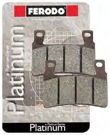 replacement to a wide range of custom calipers. Ferodo pads are formulated to be very kind to stainless rotors. No ugly scoring, unsightly black deposits or troublesome heat spotting.