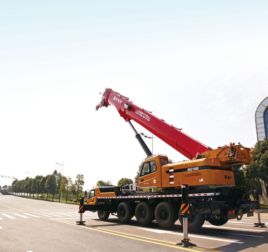 04 05 Technical Features Technical Features Efficient Power Syste The crane shares a dual power engine, with the energy saving enhanceent of ore than 10%, and the aintenance cost decrease of ore than