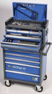 Sockets & Accessories Mirror Polish Metric & Imperial Combination Spanners & More Tool Chest: 666 x 305 x 357mm