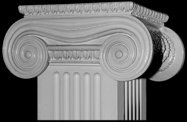 If an architecturally correct installation will be required, the shaft should be trimmed at the top fillet for Greek Erectheum, Roman Ionic and Scamozzi capitals, and the overall height will be