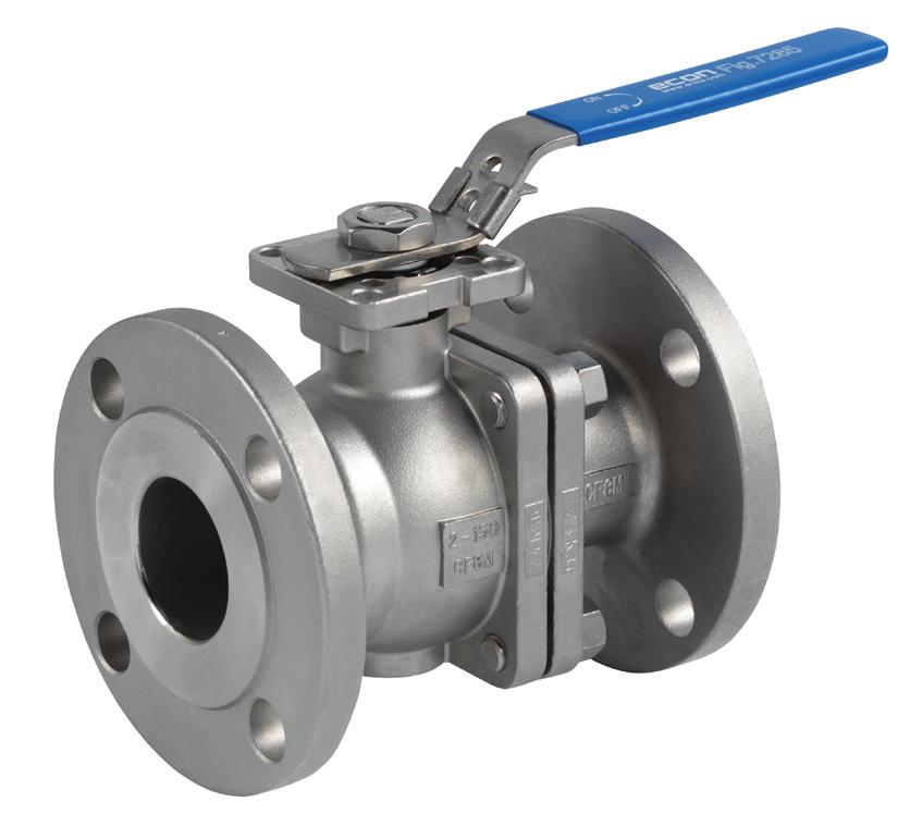 10E10: SME lass 150 - Stainless Steel all Valve 2-Piece langed End Stainless Steel ull Port Direct Mount ctuation Design SNDRD SPEIIINS eneral Description 2 Piece SME 150 Stainless Steel all Valve