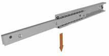 7.2 Part extensions LST of Nadella allow the partial extraction of the slider which escapes for more than half its length from the edge of the rail, while maintaining a smooth and regular movement