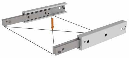 LST guide rail is available in two sizes, LST28 and LST43, and several standard lengths (on request different rail lengths can be provided that will be managed as special items).