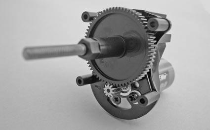 Proper gear mesh is extremely important for high power setups. Be certain to check the mesh at multiple points on the spur gear before finalizing the motor mounting position in the gearbox.