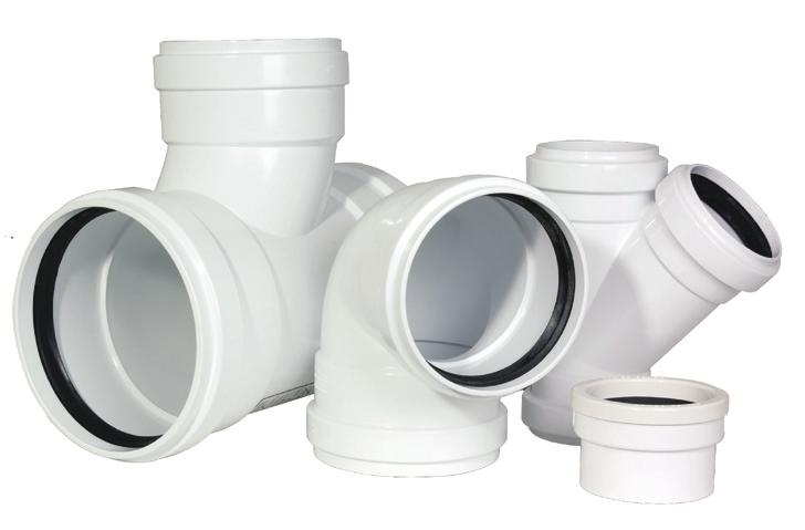 G G-SERIES: GASKETED SDR 35 SEWER FITTINGS CERTS: ASTM D3034, ASTM F1336, CSA B182.
