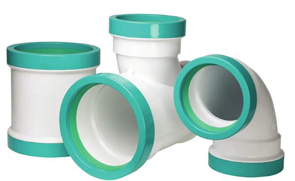 H H-SERIES: GASKETED SDR 26 SEWER FITTINGS CERTS: ASTM D3034, ASTM F1336, CSA B182.2 4" through 36" gasketed SDR 26 sewer fittings shall be manufactured in accordance with ASTM D3034 and F1336.