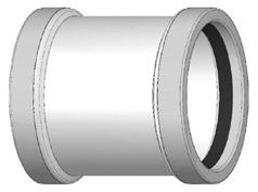 Increaser Bushing SxG Gasketed Sewer Adapter HxG (Solvent Sewer
