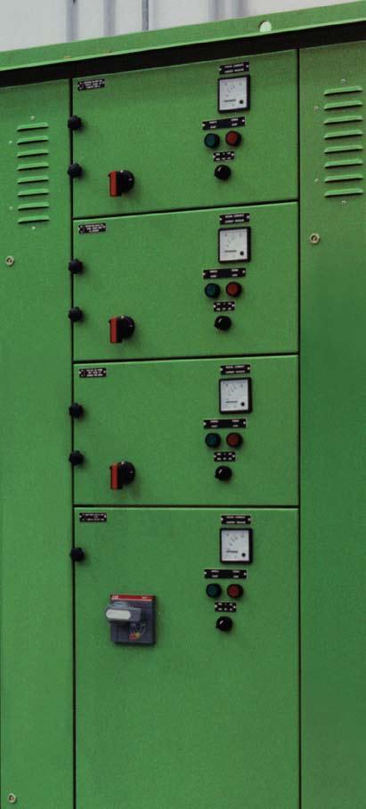 MOTOR CONTROL CENTER MCCF WITH FIXED UNITS A - METAL FRAME The metal frame is modular type, it may 0,5 size (modular design 1/10).
