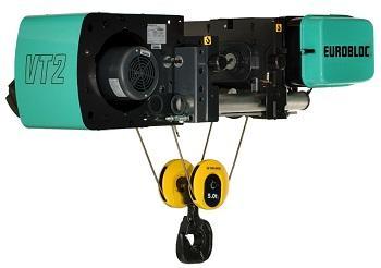 com EUROBLOC VT SERIES ELECTRIC WIRE ROPE HOIST VERLINDE VERLINDE- EUROBLOC VT Electric wire rope hoists for loads of 800 to 80,000 kg Product Presentation:
