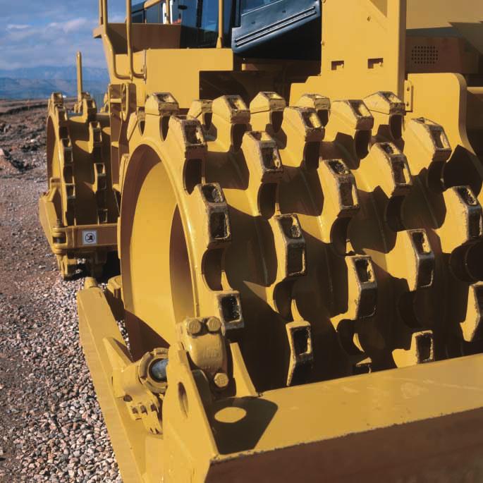 Tamping Wheels and Tips The heart of any compaction system. Chevron Tamping Tip Design.
