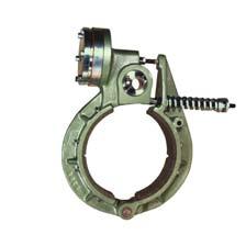 PNEUMATIC CALIPER BRAKE Air applied caliper brake (CB) and spring applied / air release caliper brake (CSB) Uses two opposing pistons that engage against a rotor Rotor thickness may be changed by