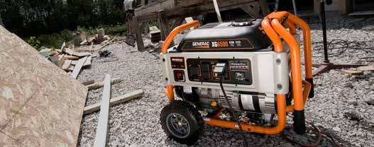 SPECIFICATIONS Model XG Series Portable Generators Watts 6500 7000 8000 10000 Engine OHVI 407cc OHVI 530cc Runtime @ 50% Load 10 hours Fuel Tank 9 gal. 10 gal. Electric Start Avail.