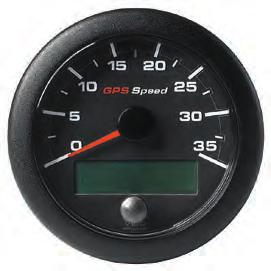 OceanLink 85 mm GPS Speedometer OceanLink 85 mm Master Gauges OceanLink Gauges have a white and black dial version, which is always completed with bezel in identical color.