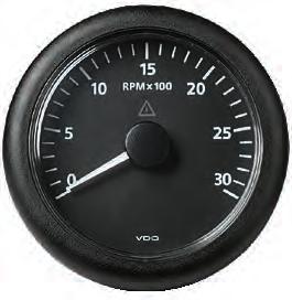 ViewLine 85 mm Tachometer Tachometer The Viewline Tachometers indicate the number of revolutions of the motor.