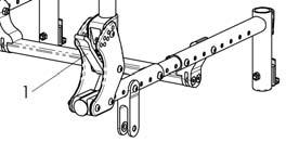 I. Elevating Leg Rests (Continued) 4. Angle Adjustment a. To raise, lift up on the rear of the extension tube (Figure 10: A). The rod will slide through the ratchet in this direction.