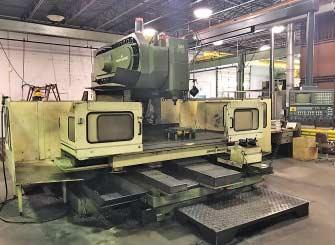 ATC, 50 Taper, Renishaw M012 Interface, 30/35 HP Spindle Thru Spindle Coolant, Fanuc 16i-M Control (New 1998) CNC HMC S Makino Model A51 Four-Axis Two-Pallet CNC HMC; s/n 3011, Variable
