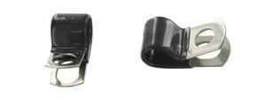 Loom & Tubing Accessories (Clamps, Clips) Vinyl Coated Steel Clamps Provides electrical