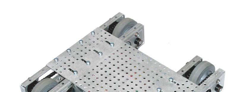 The HMC Heavy Metal Chassis Construction Guide using Timing Pulleys and Belts The Heavy Metal Chassis is constructed using two identical drive modules.