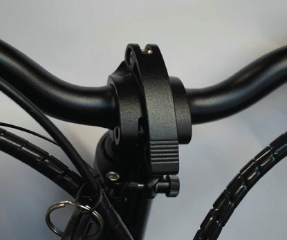Folded state 1) Unfold the bike from the middle and secure together using the locking clamp