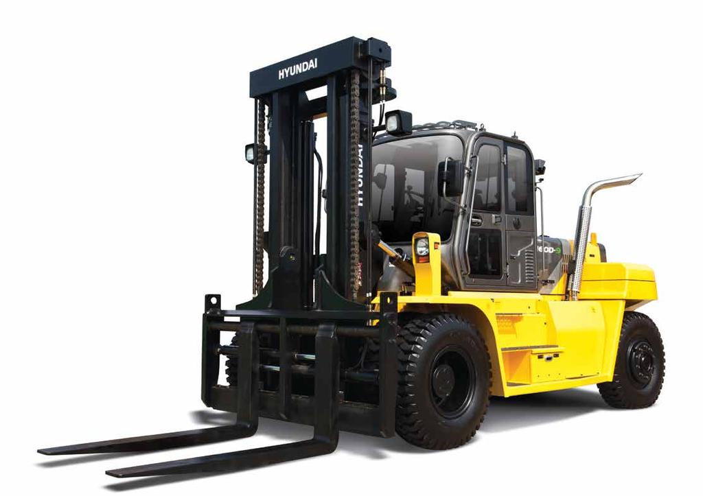 Your satisfaction is our priority! Hyundai introduces a new line of 9-series diesel forklift trucks.