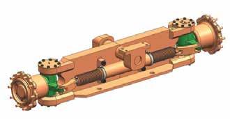 Load Sensing System Only flow required on cylinders is supplied. It makes energy saving.