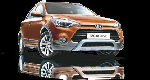 Presenting the i20 ACTIVE A mundane lifestyle is for